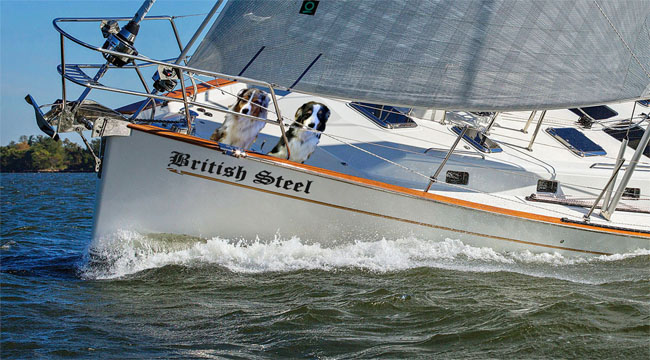 Passport 545 BOTY test sail, Annapolis MD